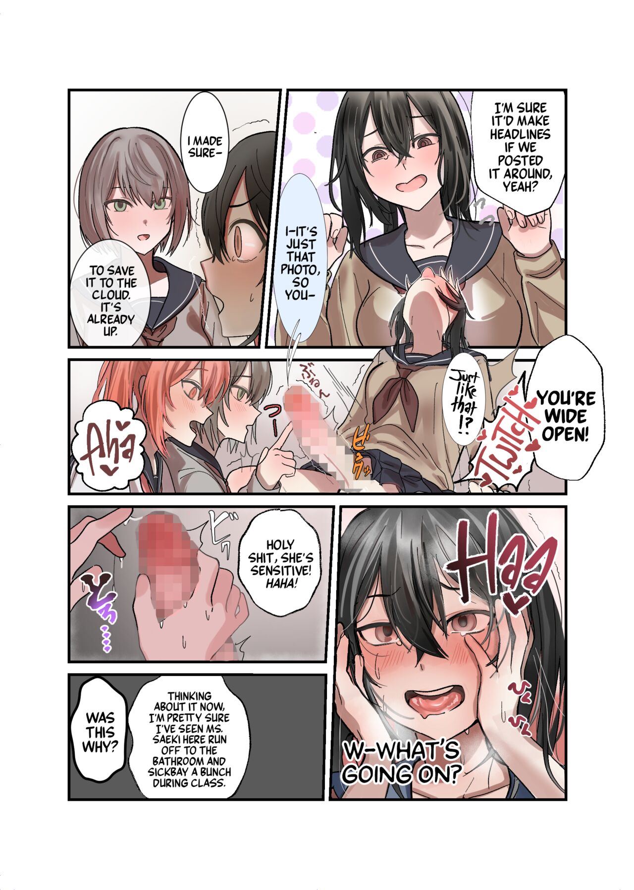Yuutousei Mazomesu JK, Futanari Onabare~ Ijimekko ni Hasamare Sakuseitaikyuu! page 10