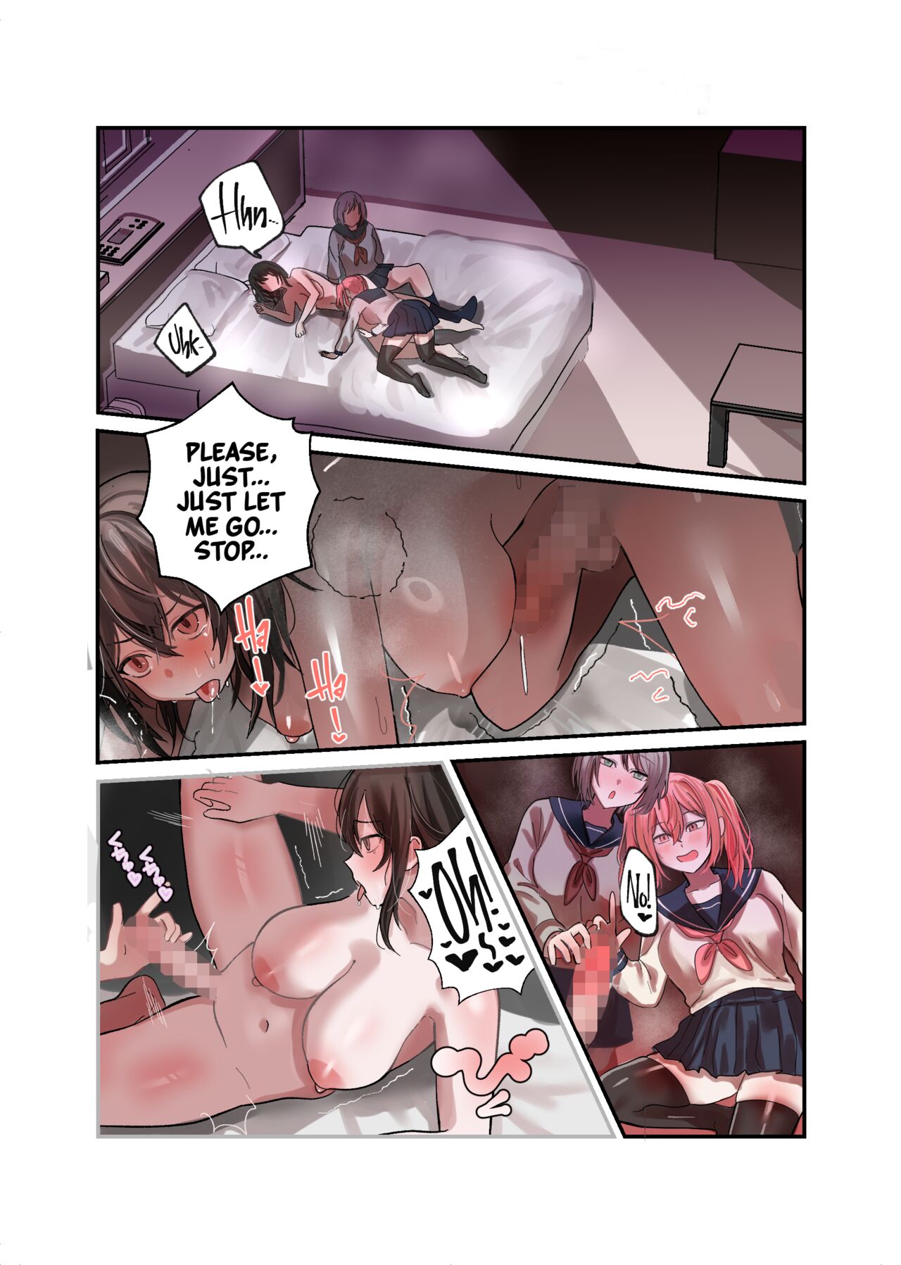 Yuutousei Mazomesu JK, Futanari Onabare~ Ijimekko ni Hasamare Sakuseitaikyuu! page 32
