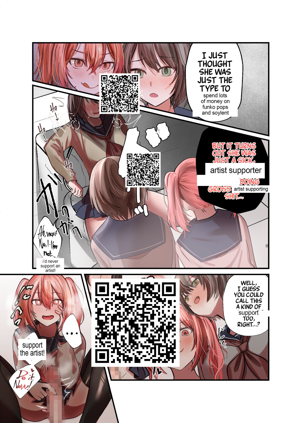 Yuutousei Mazomesu JK, Futanari Onabare~ Ijimekko ni Hasamare Sakuseitaikyuu! page 43