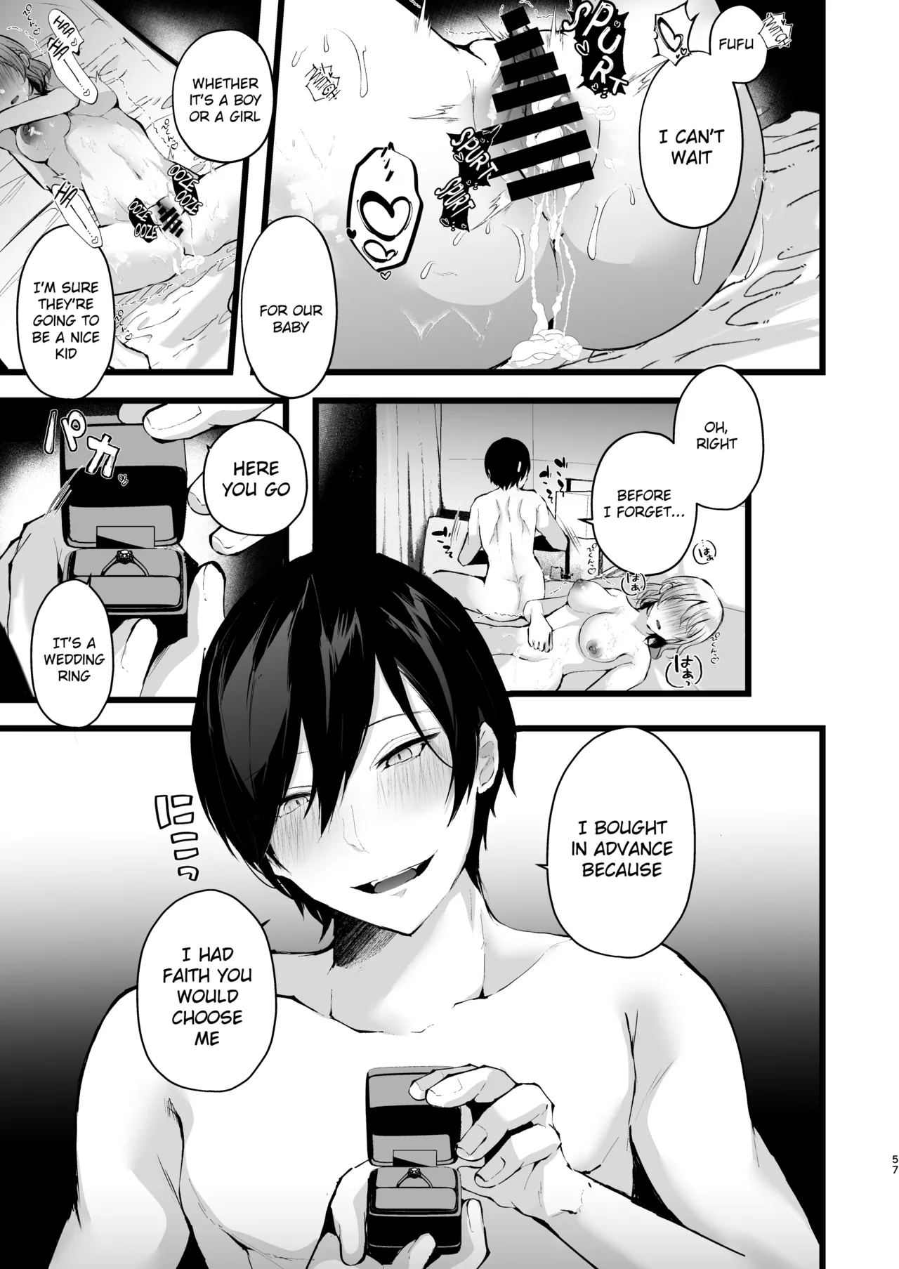 Zakomesu Switch ~Deka Cli Kaihatsu de Netorareta Boku no Kanojo~ page 58