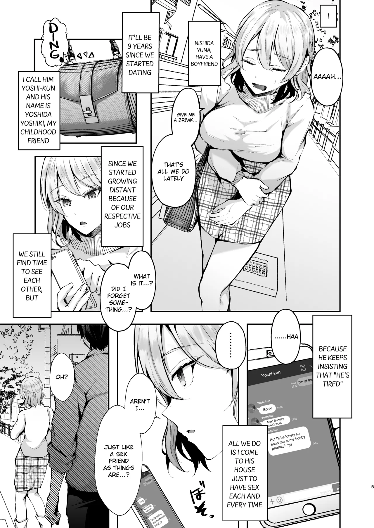 Zakomesu Switch ~Deka Cli Kaihatsu de Netorareta Boku no Kanojo~ page 6