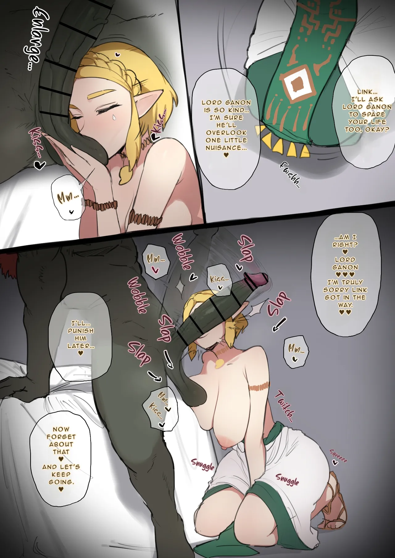 Zelda x Ganon Blowjob page 3