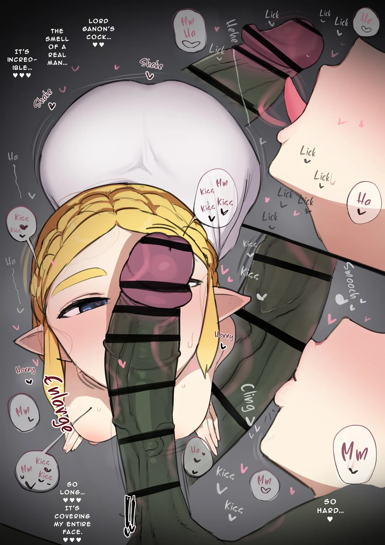Zelda x Ganon Blowjob page 5