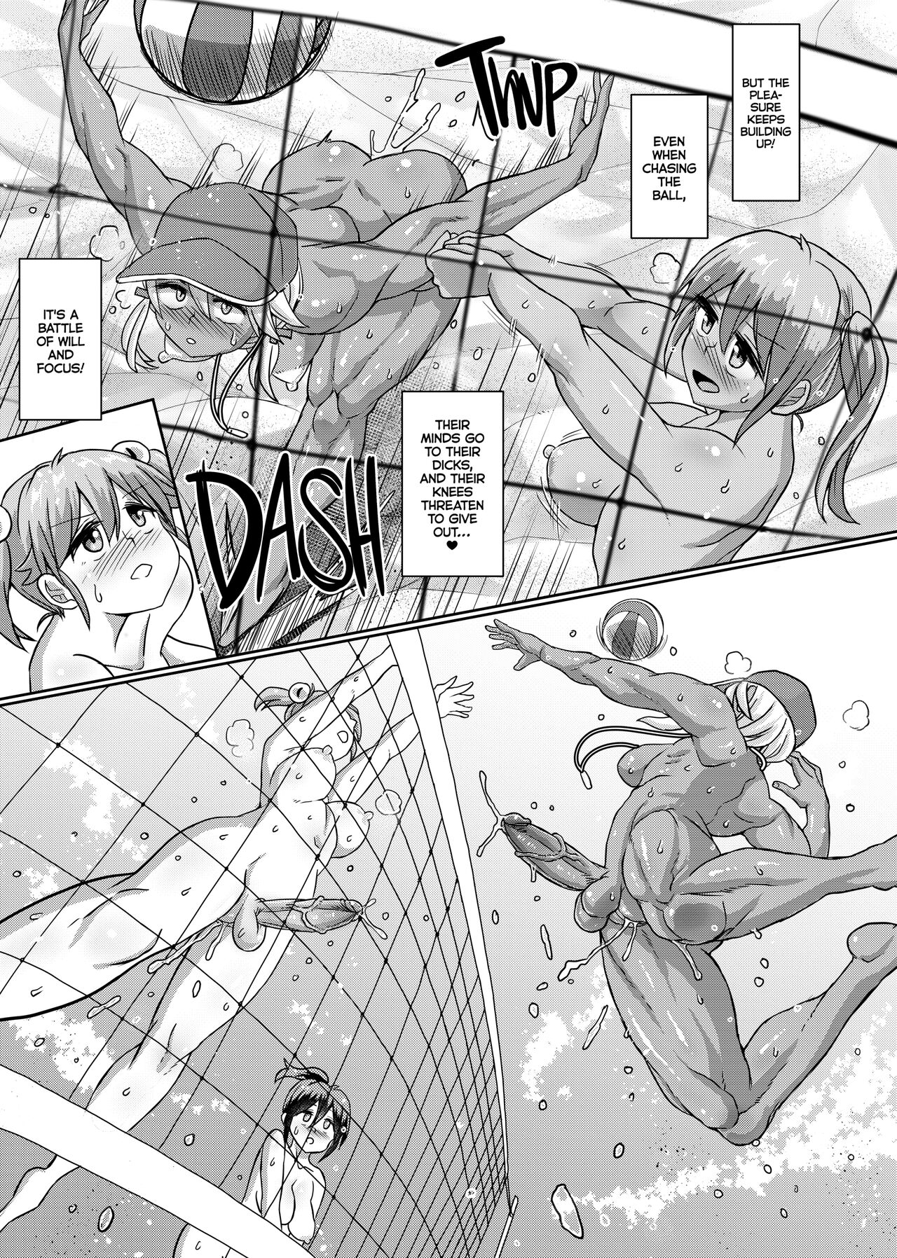 Zenra de Futanari Beach Volley page 16