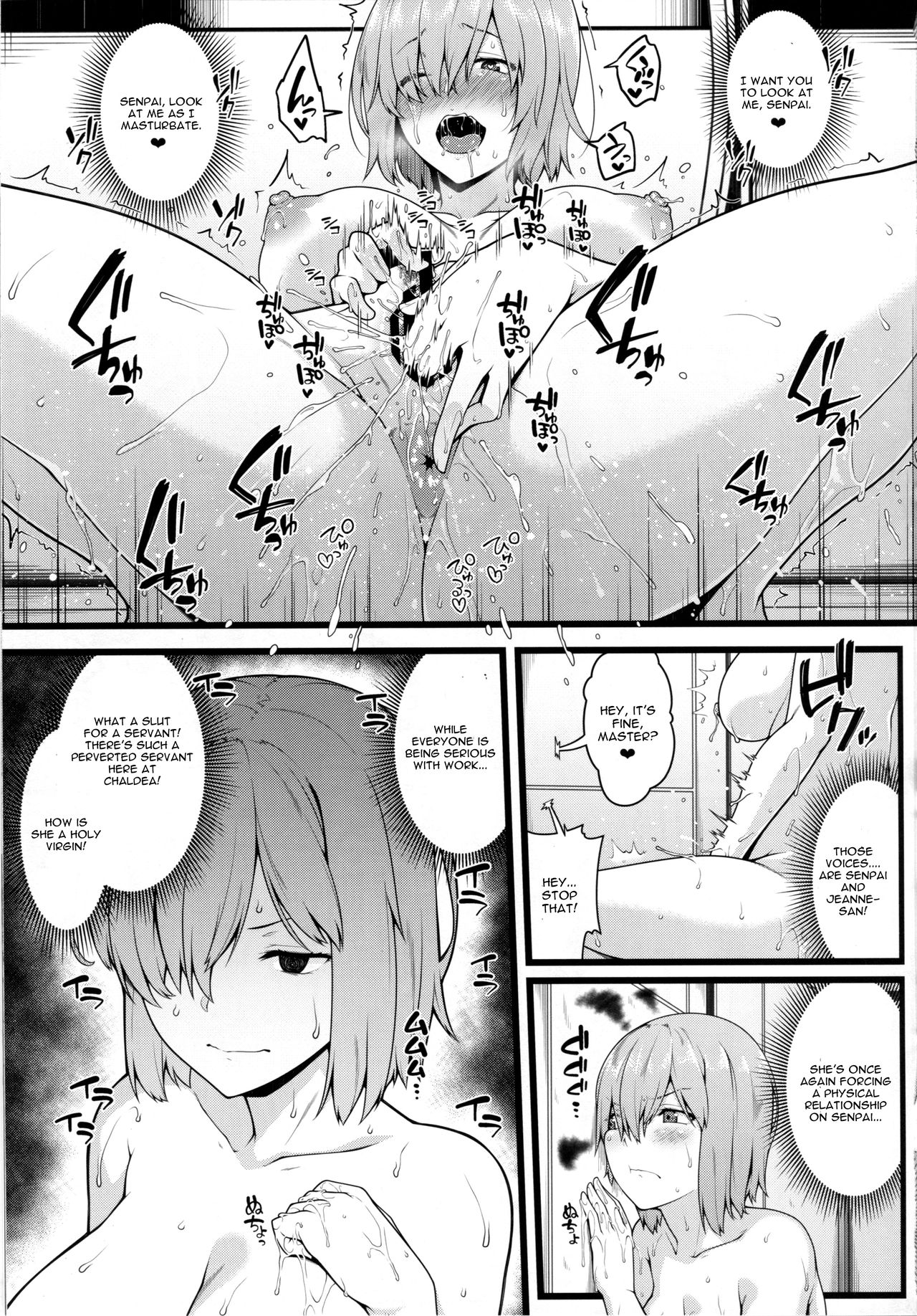 Zenra Roshutsu Haikai Onanie ni Dohamari Shita Hentai Kouhai Mash Kyrielight page 10
