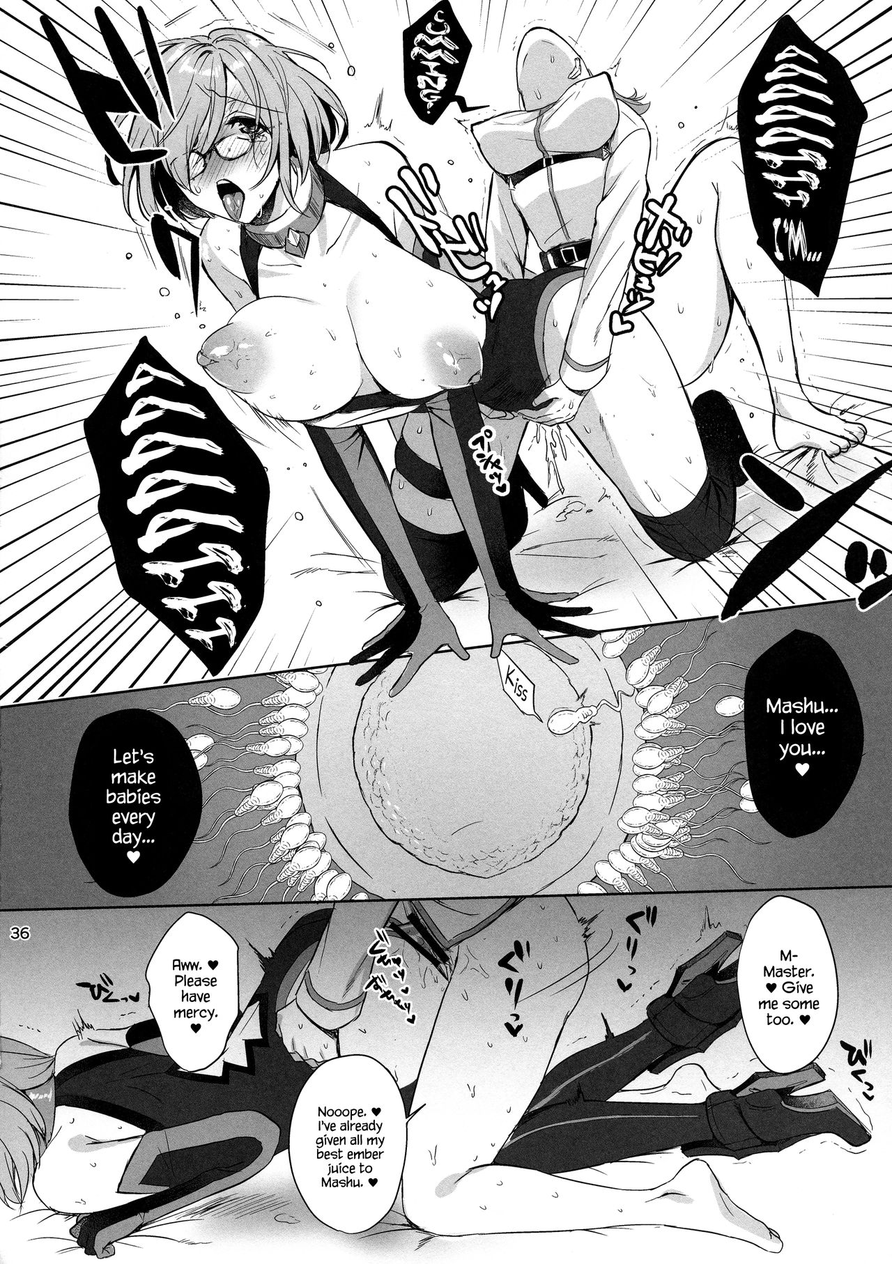 Zettai Fukujuu Dosukebe Futanari Chinpo Beast page 36