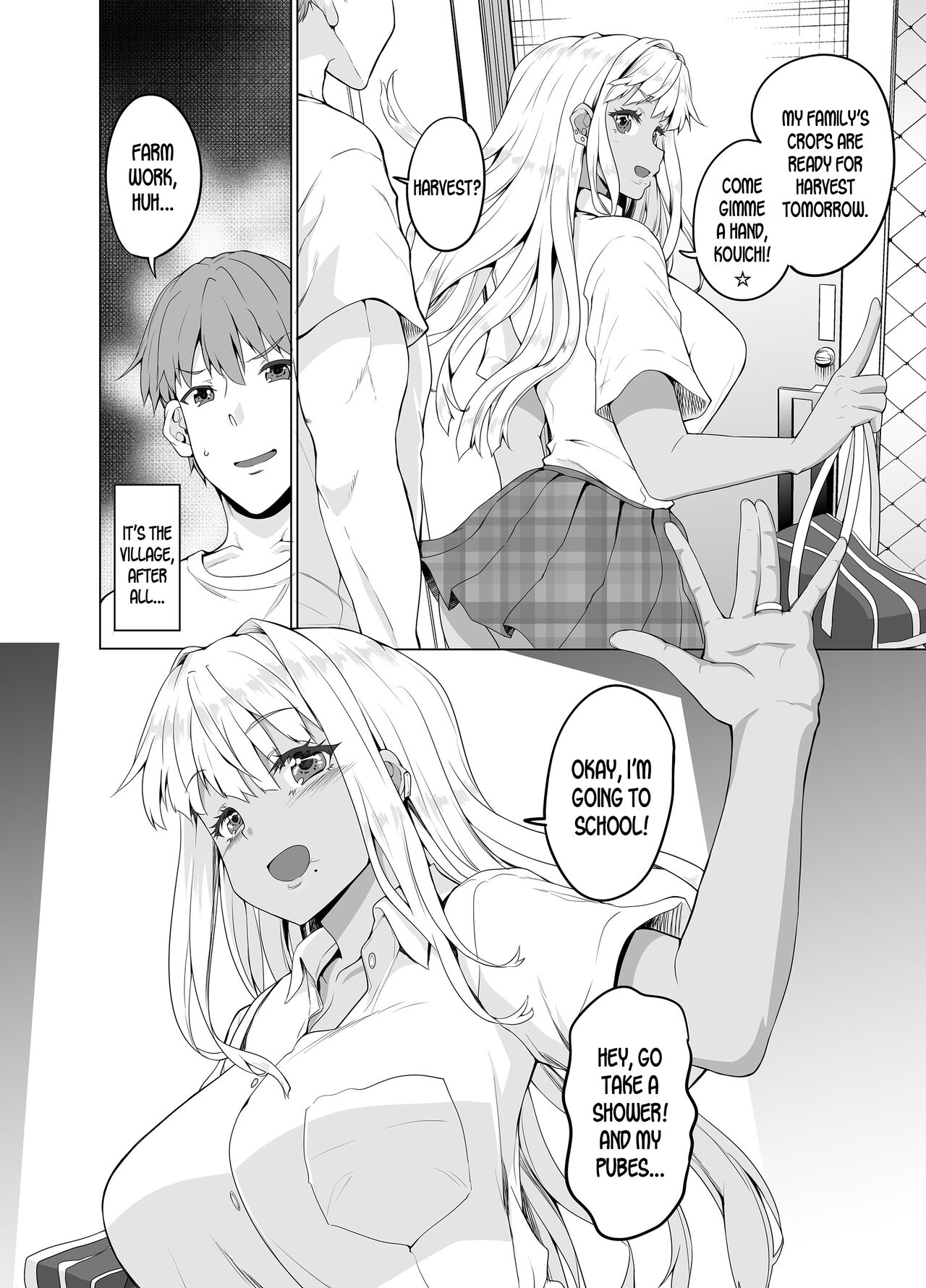 Zoku Inaka no Kuro Gal JK to Kekkon shimashita page 9