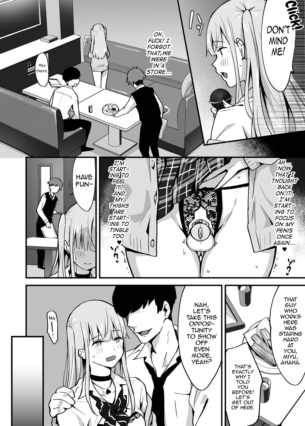 Zoku Kaikan ♀(Mesu) Ochi ~Miyu, Shasei Kanri de Renzoku Akume〜 page 13