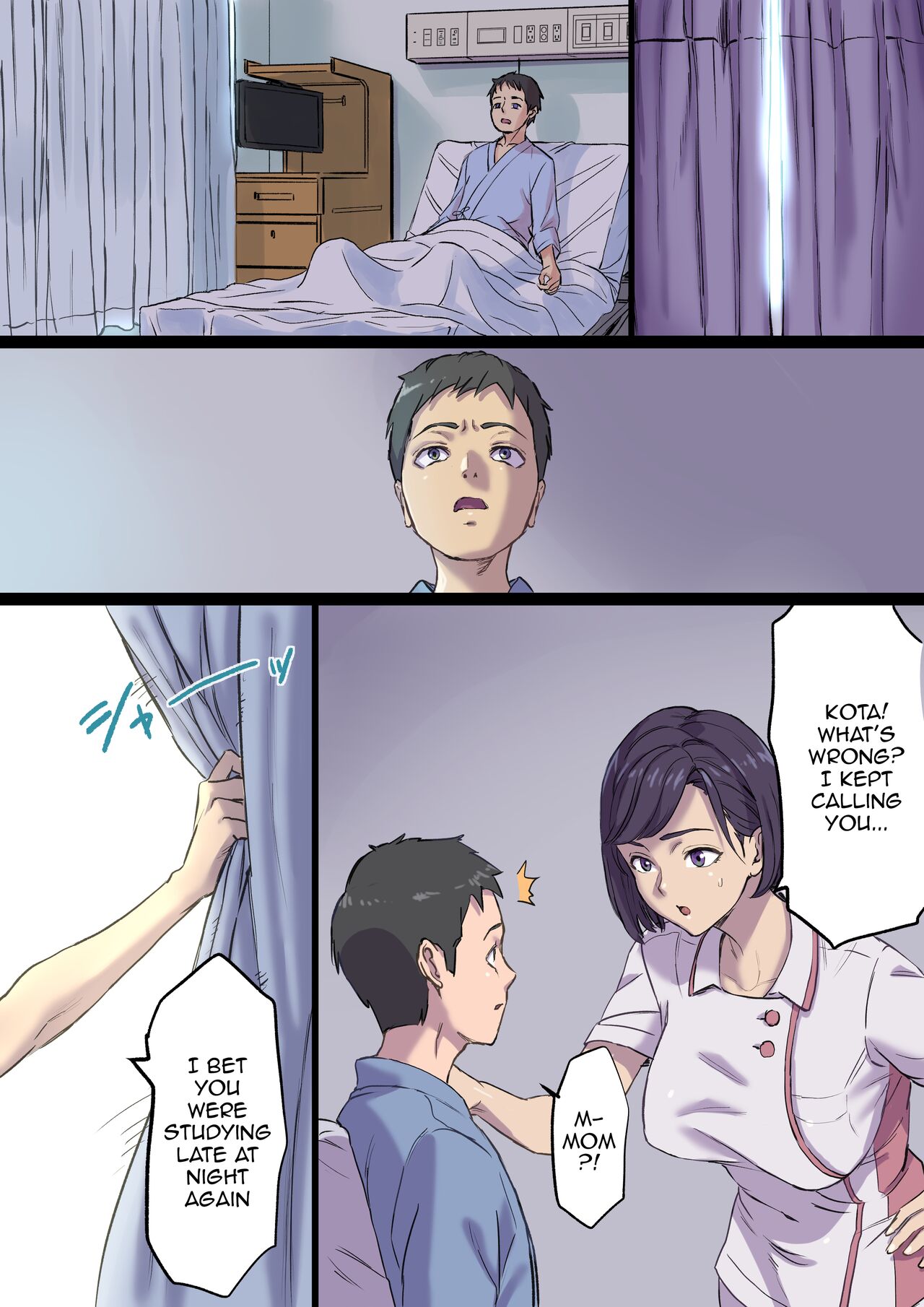 Zoku Tonari no Bed de Netorareru Kangoshi Jukubo / The MILF Nurse Cuckolded Gets Taken Away In The Bed Next To Mine - Continuation page 12