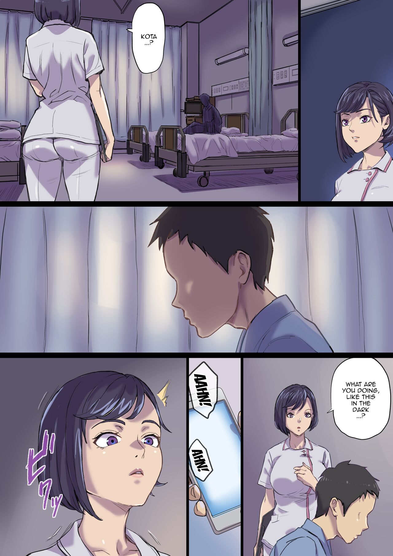 Zoku Tonari no Bed de Netorareru Kangoshi Jukubo / The MILF Nurse Cuckolded Gets Taken Away In The Bed Next To Mine - Continuation page 32