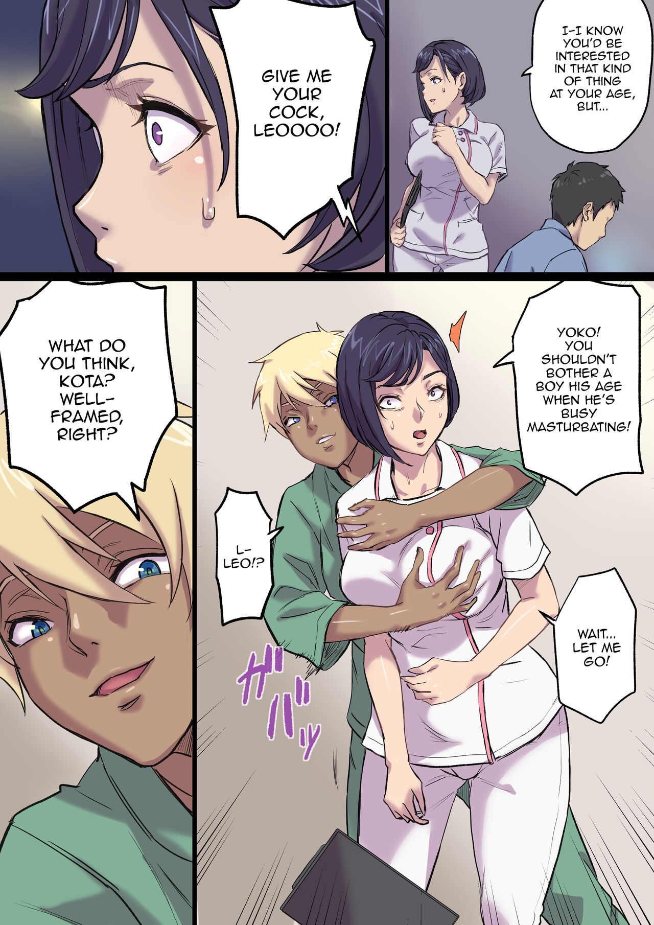 Zoku Tonari no Bed de Netorareru Kangoshi Jukubo / The MILF Nurse Cuckolded Gets Taken Away In The Bed Next To Mine - Continuation page 33