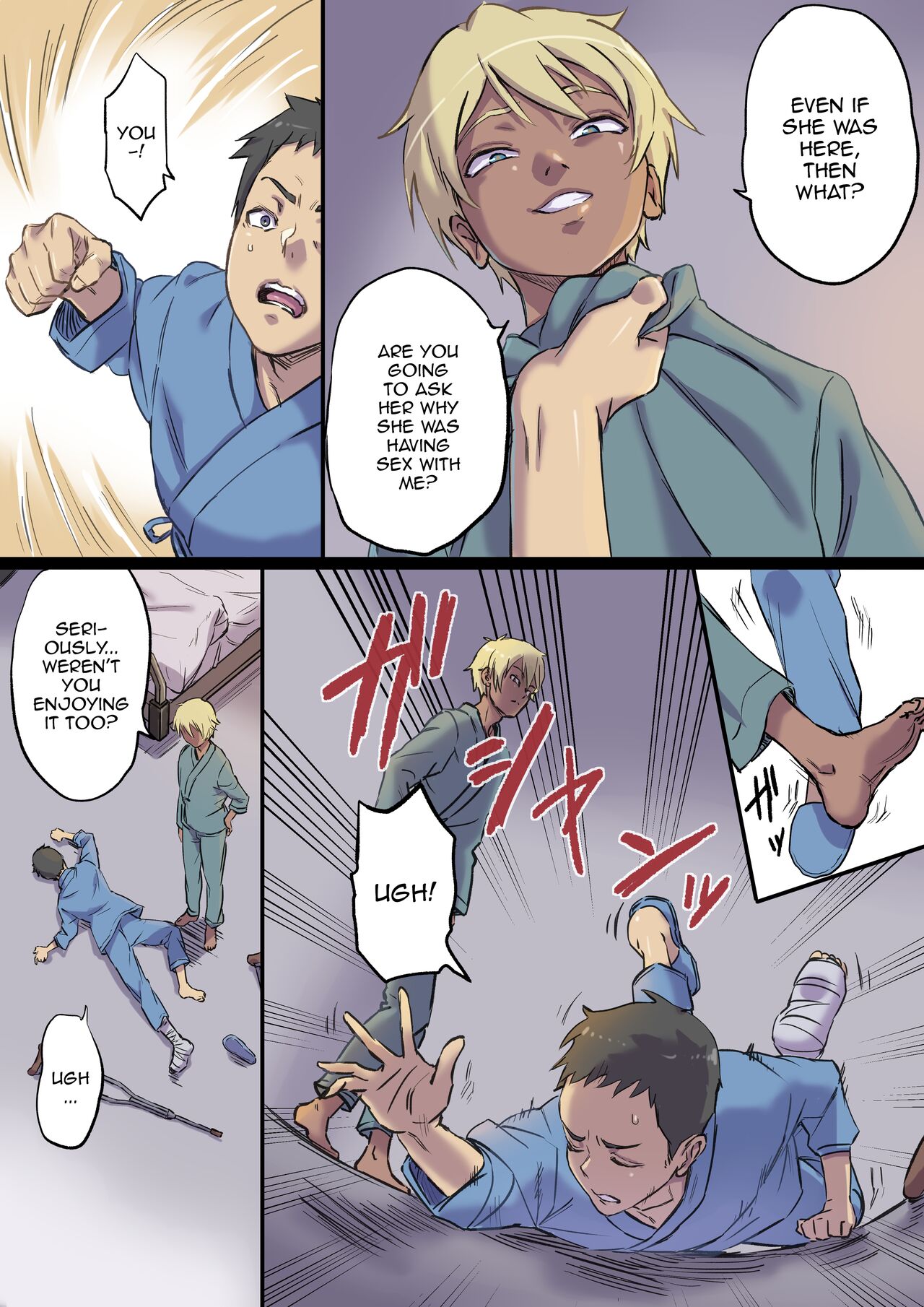 Zoku Tonari no Bed de Netorareru Kangoshi Jukubo / The MILF Nurse Cuckolded Gets Taken Away In The Bed Next To Mine - Continuation page 8