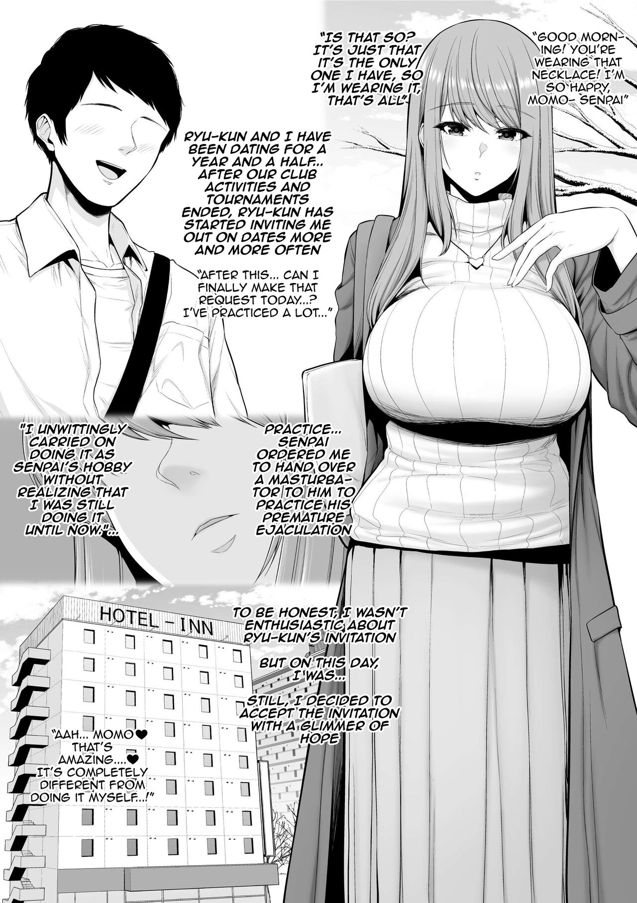 Zoku Zoku Zoku Toshiue Cheerleader no Kanojo o Senpai no Dekachin ni Netorareru page 2