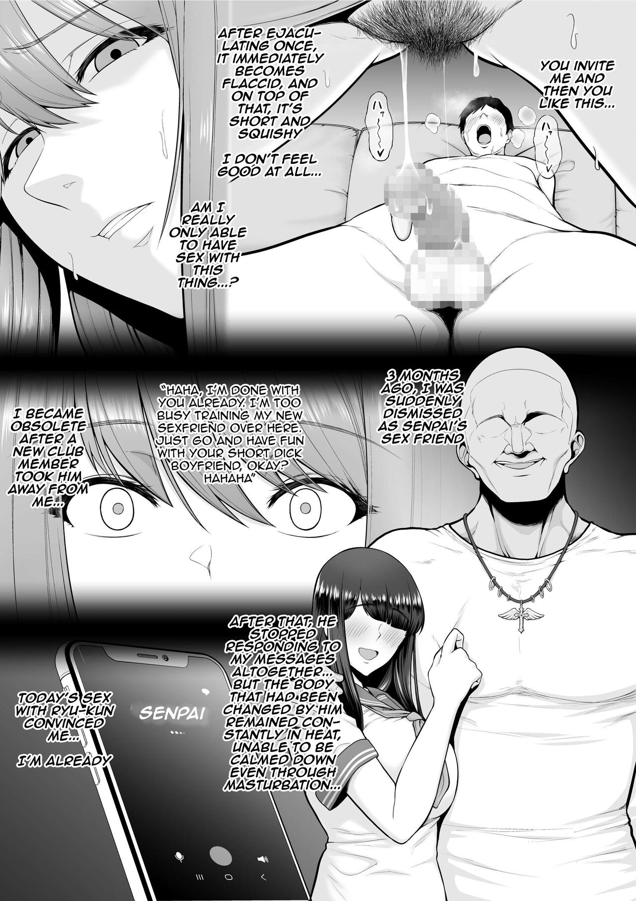 Zoku Zoku Zoku Toshiue Cheerleader no Kanojo o Senpai no Dekachin ni Netorareru page 4