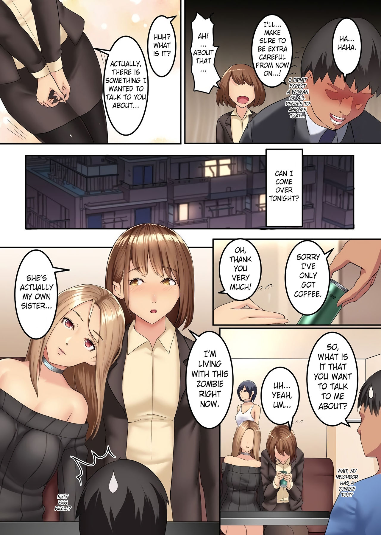 Zombie Harem! Impregnation Harem with Beautiful Women Infected by the Virus page 12