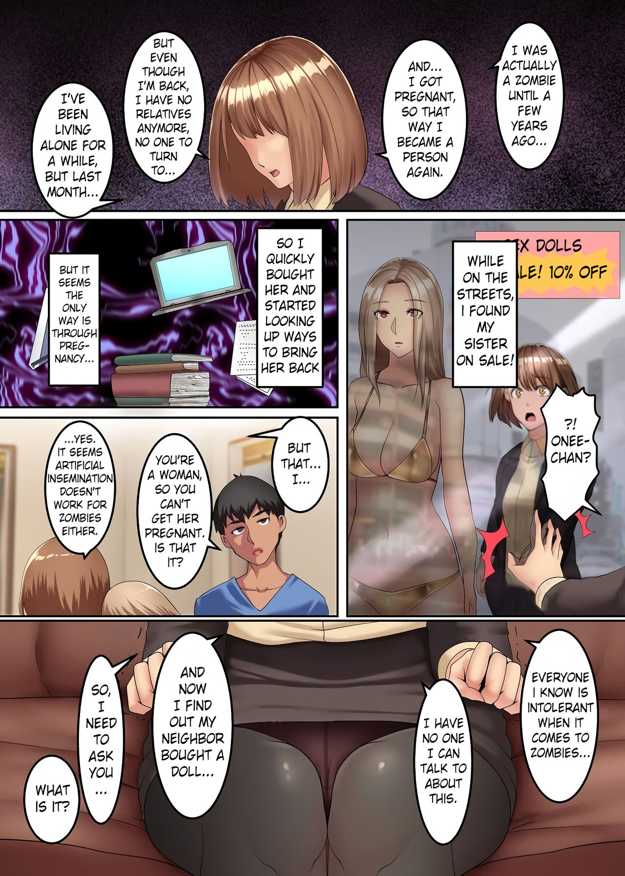 Zombie Harem! Impregnation Harem with Beautiful Women Infected by the Virus page 13