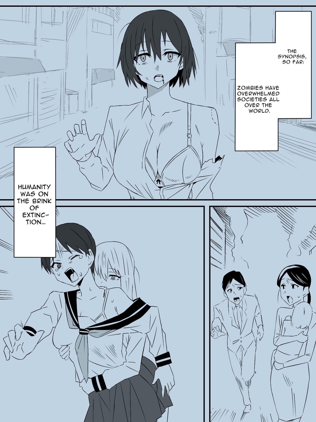 Zombie Harem Life ~My Immunity and the Big-Titted Zombie~ 2 page 2