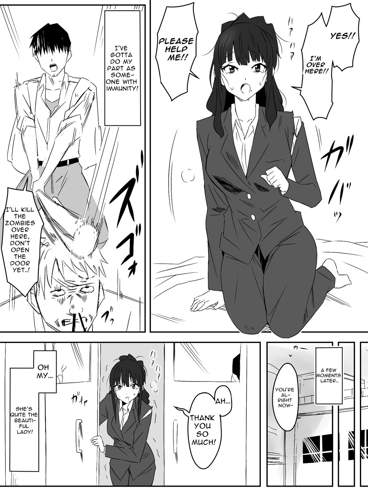 Zombie Harem Life ~My Immunity and the Big-Titted Zombie~ 2 page 27