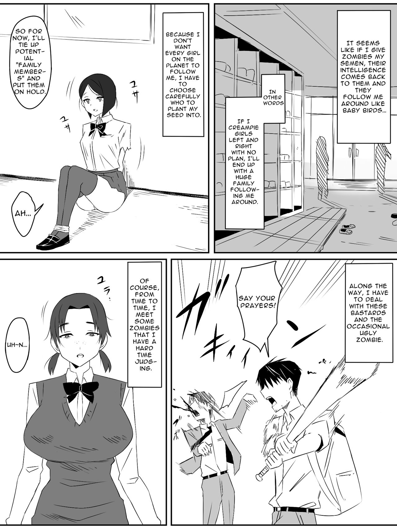 Zombie Harem Life ~My Immunity and the Big-Titted Zombie~ 2 page 7