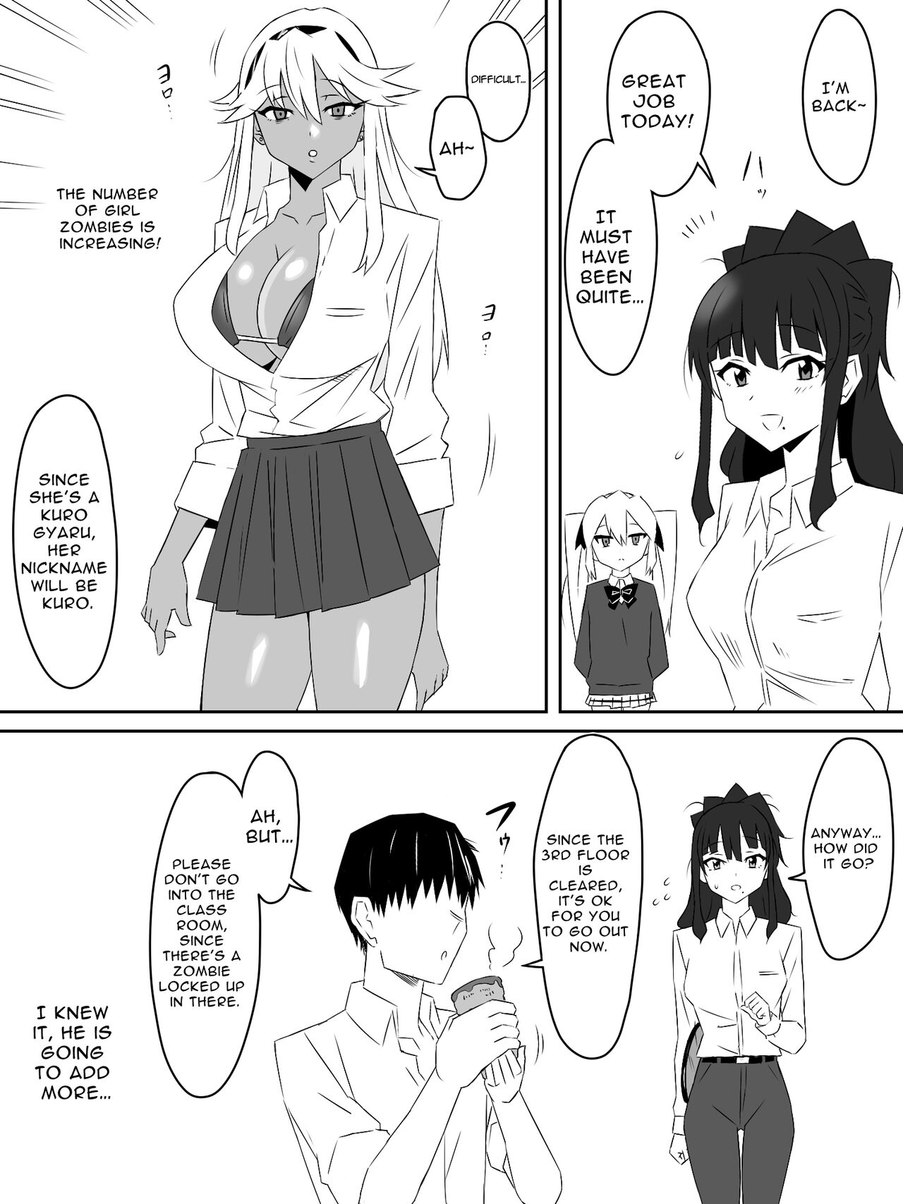 Zombie Harem Life ~My Immunity and the Big-Titted Zombie~ 3 page 19