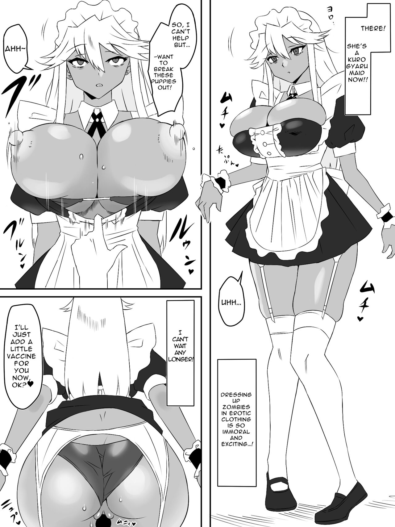 Zombie Harem Life ~My Immunity and the Big-Titted Zombie~ 3 page 26