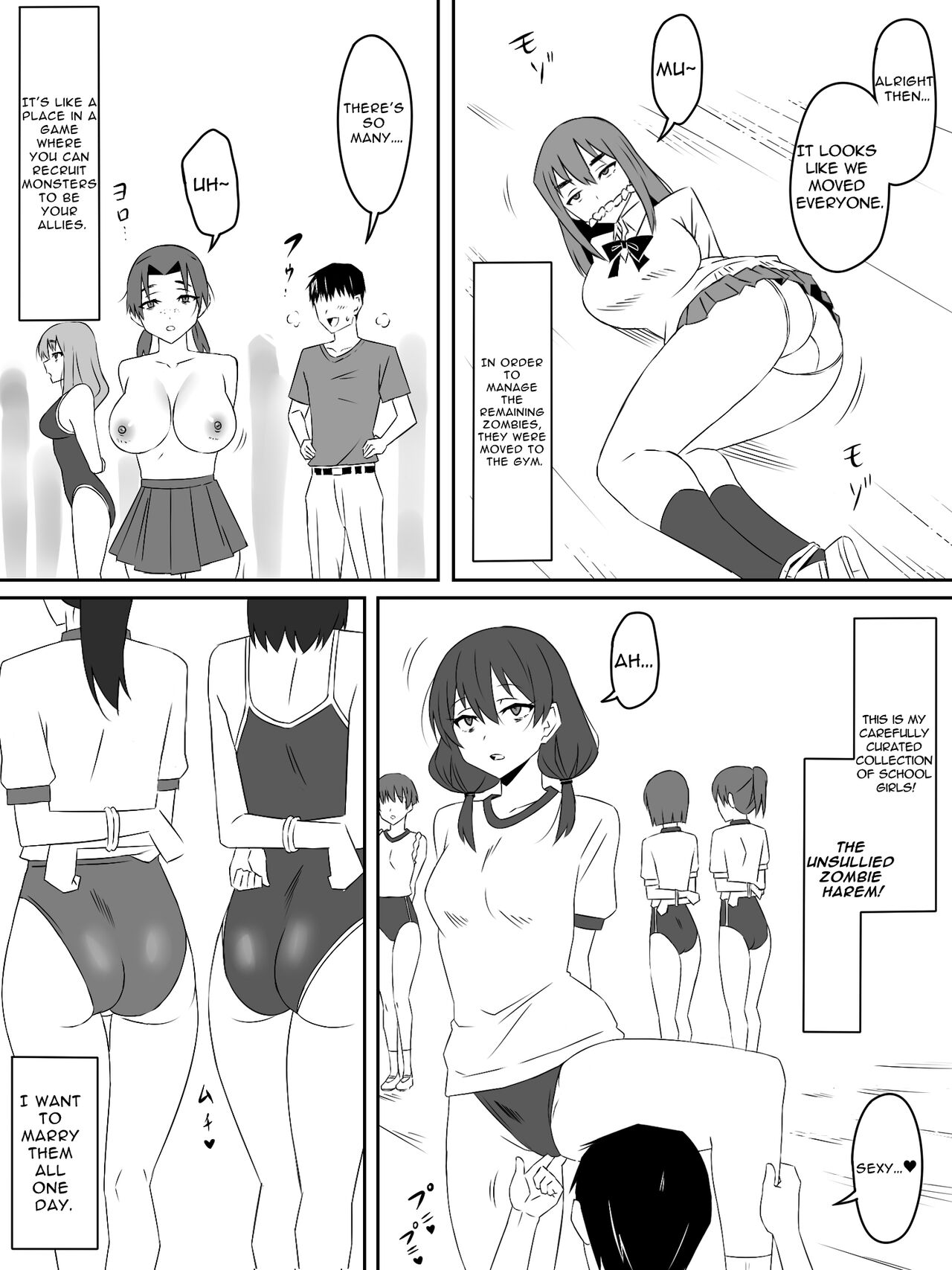 Zombie Harem Life ~My Immunity and the Big-Titted Zombie~ 3 page 37