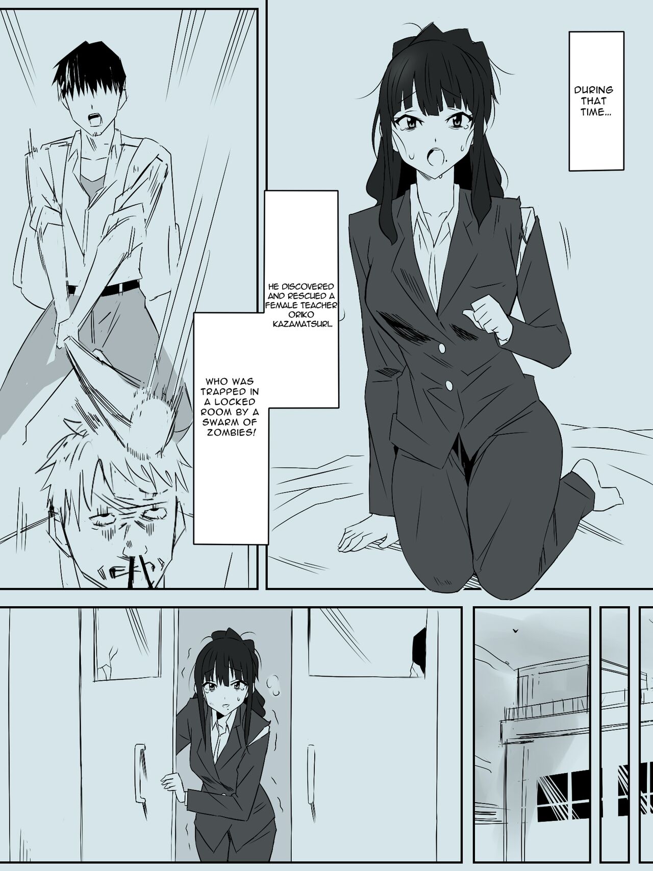 Zombie Harem Life ~My Immunity and the Big-Titted Zombie~ 3 page 4