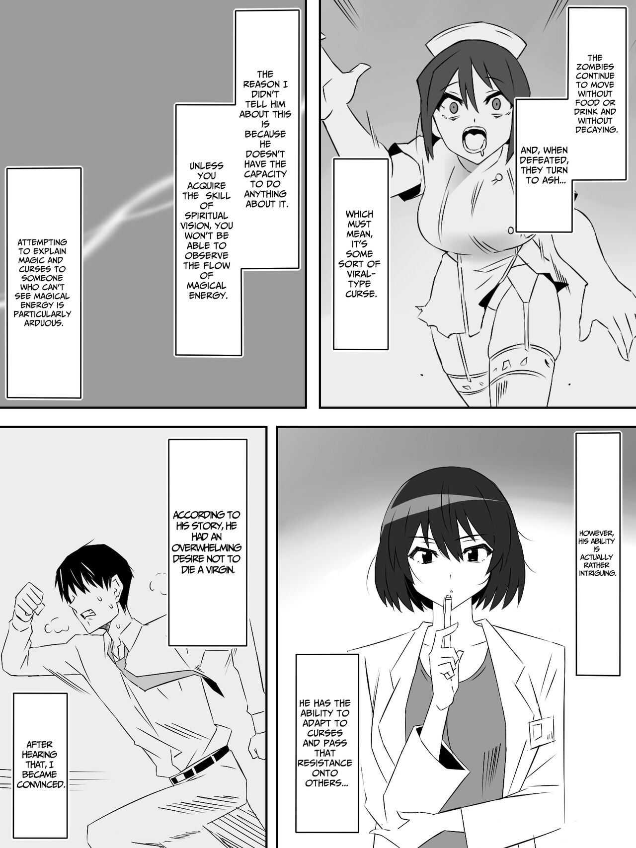 Zombie Harem Life ~My Immunity and the Big-Titted Zombie~ 5 page 49