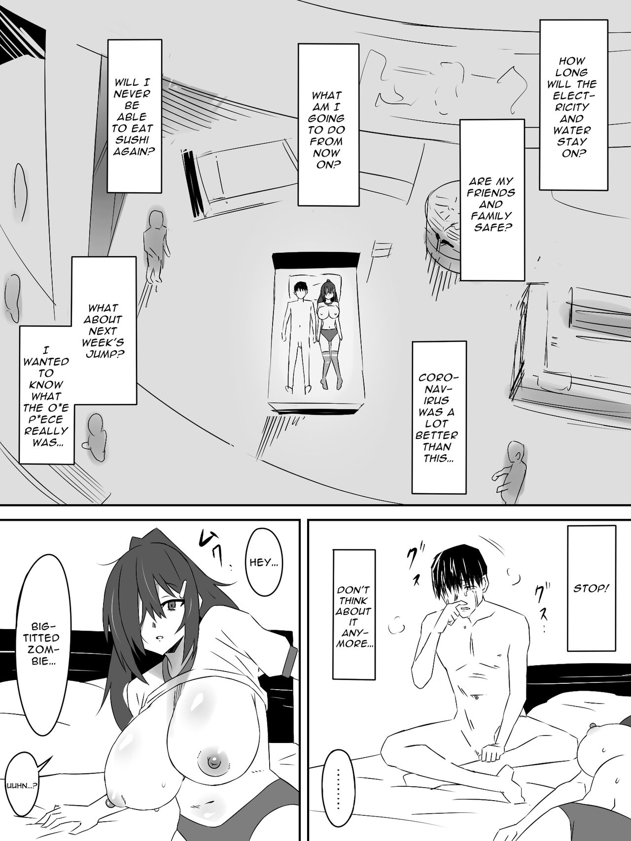 Zombie Harem Life ~My Immunity and the Big-Titted Zombie~ page 26
