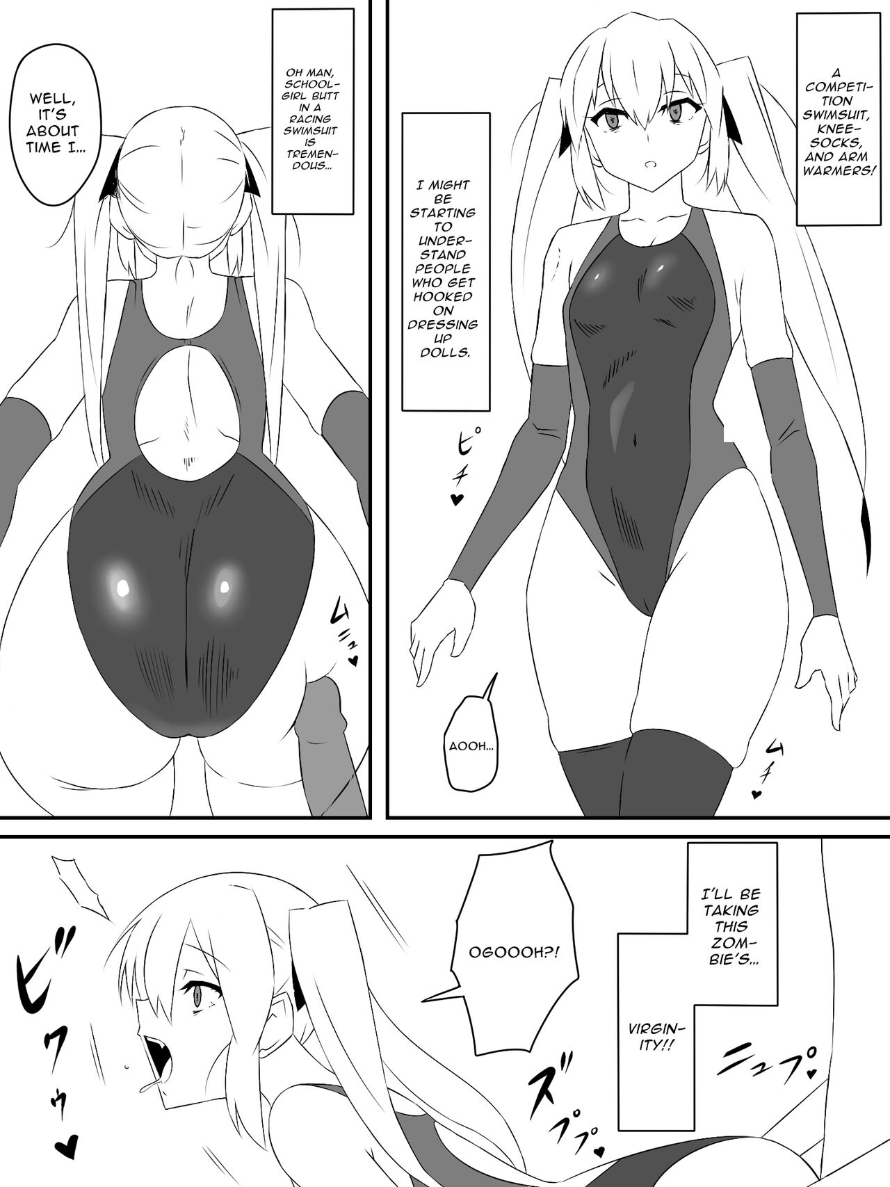 Zombie Harem Life ~My Immunity and the Big-Titted Zombie~ page 32