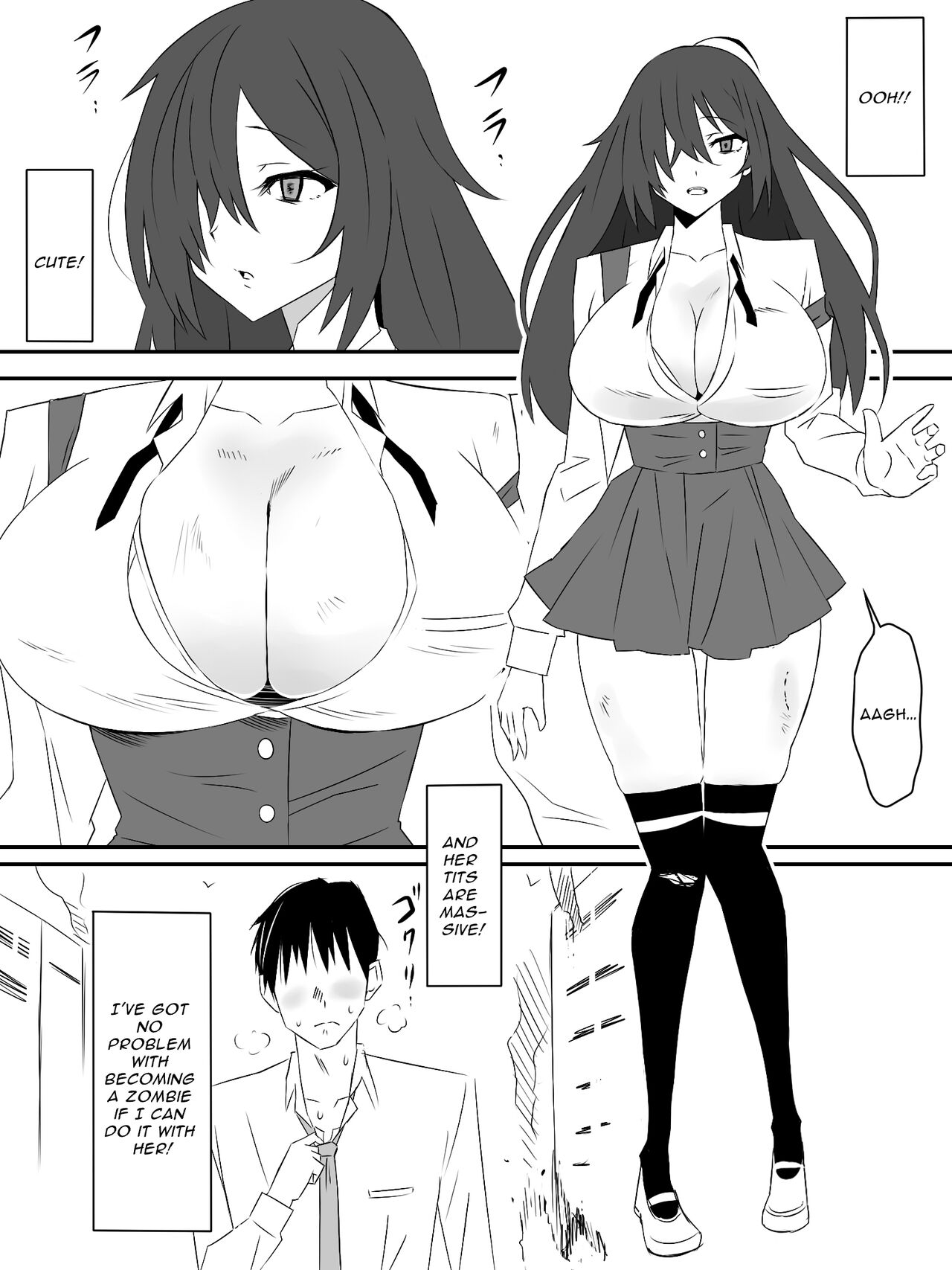 Zombie Harem Life ~My Immunity and the Big-Titted Zombie~ page 5