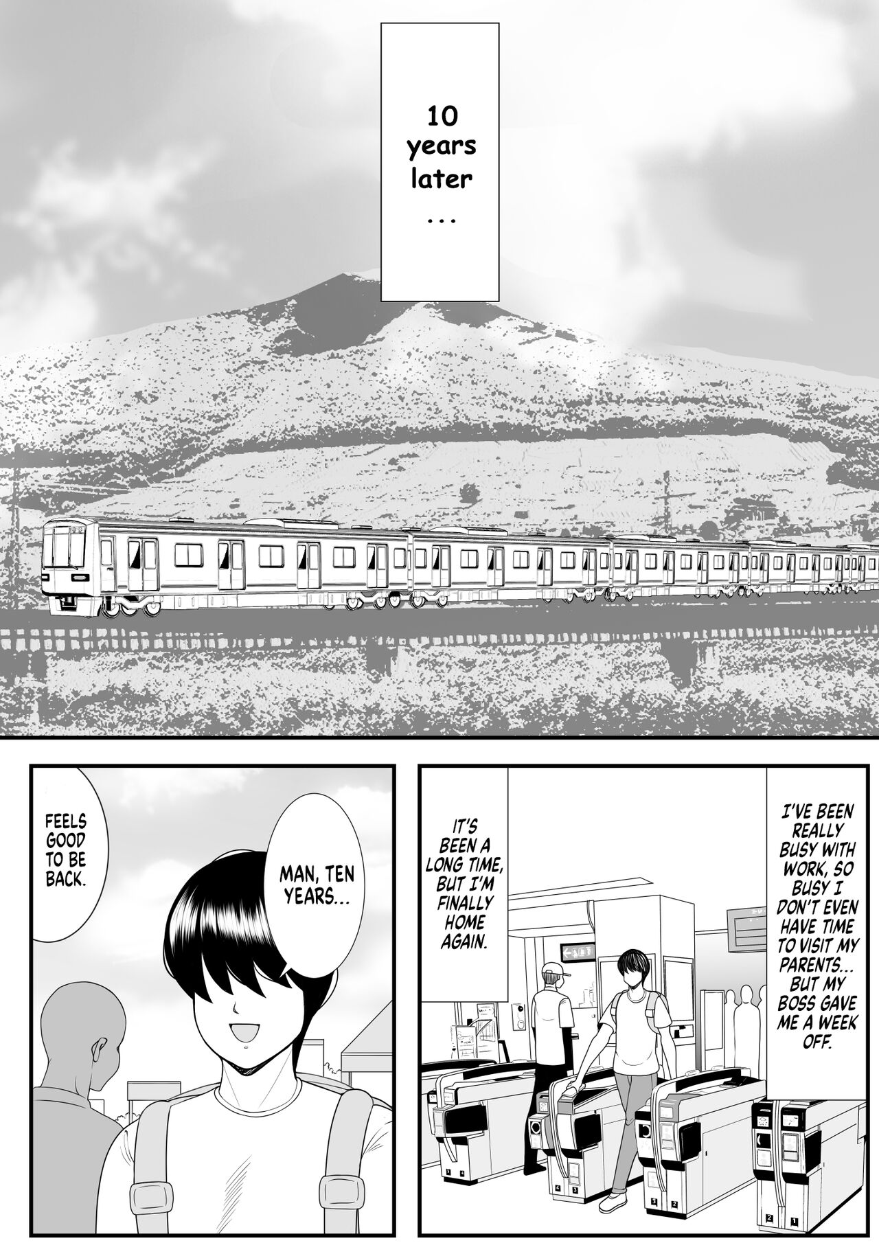 Zutto Akogarete Ita Otonari no Onee-san ni 10-nenburi ni Atte Mitara Kusodebu Monster to Kashite page 3
