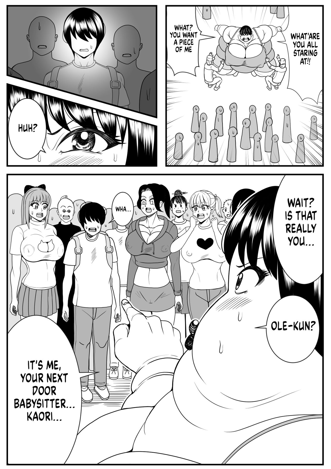 Zutto Akogarete Ita Otonari no Onee-san ni 10-nenburi ni Atte Mitara Kusodebu Monster to Kashite page 5