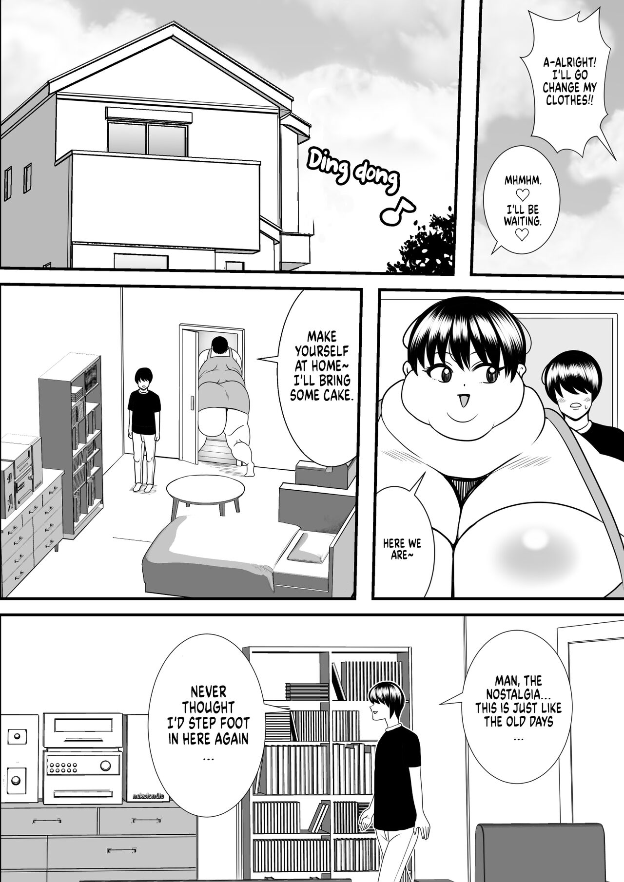 Zutto Akogarete Ita Otonari no Onee-san ni 10-nenburi ni Atte Mitara Kusodebu Monster to Kashite page 9
